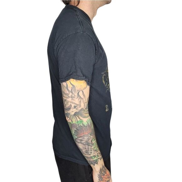 BEAST t-shirt grizzly bear short sleeve black tee‎ unisex L - Picture 3 of 6